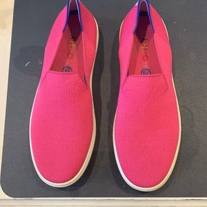Bubblegum pink Rothy’s sneakers size 8.5